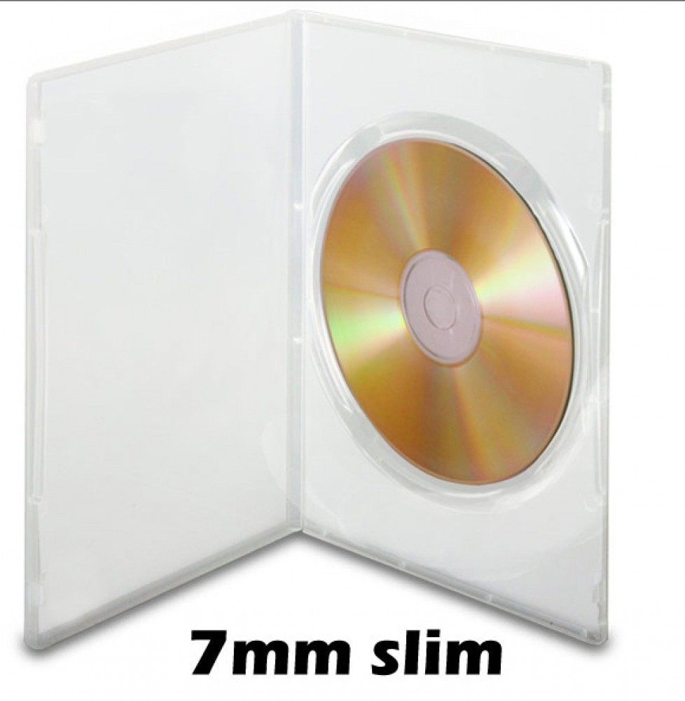 Boîtiers Blu-ray Slim 11 Mm Transparents – Lot De 50, Protection Disques
