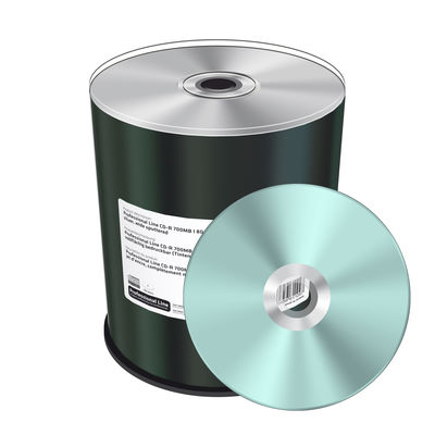 Cake Box CDR80 Mediarange 700MB 52x - Lot De 25 Boîtiers Imprimables Jet D'encre Blanc Pour CD/DVD