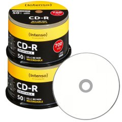 Intenso CD-R 700 MB 52x imprimable 100 pi�ces