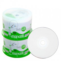 Maxell DVD+R 4.7 GB 16x imprimable 100 pièces Maxell DVD+R 4.7 GB 16x imprimable 100 pièces