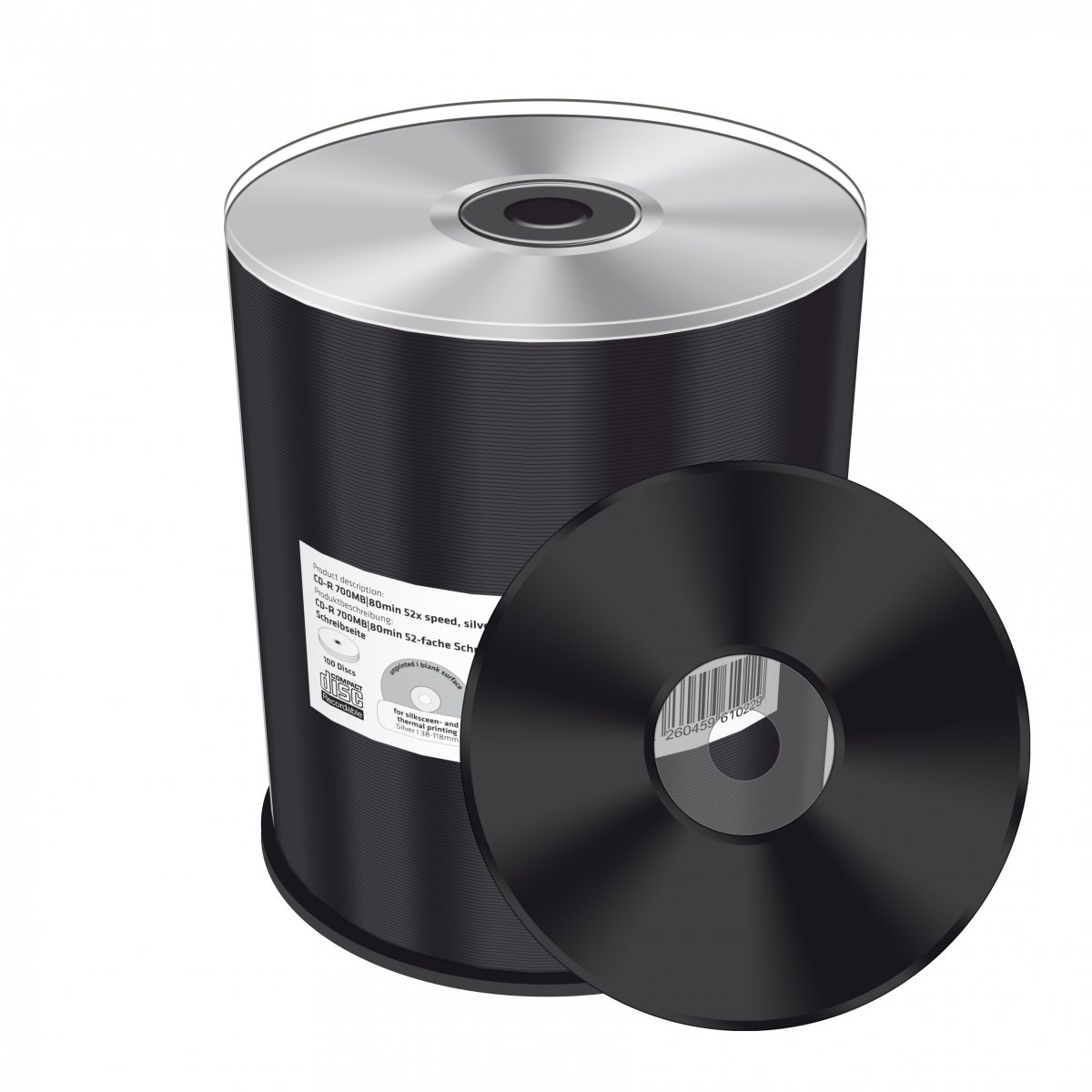 Verbatim CD-R 700MB 52x AZO Ganzflächig Bedruckbar 50er Spindel Ab 13