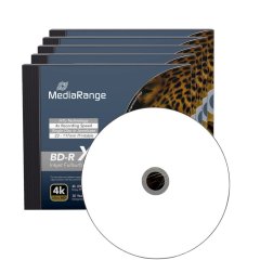 Blu-Ray BD-R XL 100 GB entièrement imprimable 4x | MediaRange Blu-Ray BD-R XL 100 GB entièrement imprimable 4x | MediaRange