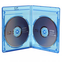 MediaRange Bo�tier Blu-Ray pour 2 CD/DVD - 11 mm - 10 pi�ces