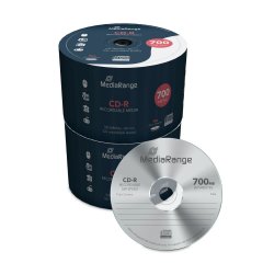 MediaRange CD-R 700 MB 52x imprim�e 100 pi�ces