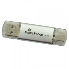 MediaRange Cl� m�moire combo USB 3.0 | 128 GB Type-C�