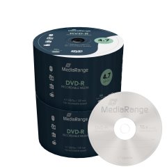 MediaRange DVD-R 4.7 GB 16x imprimée 100 pièces MediaRange DVD-R 4.7 GB 16x imprimée 100 pièces