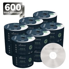 MediaRange DVD-R 4.7 GB 16x imprimée 600 pièces MediaRange DVD-R 4.7 GB 16x imprimée 600 pièces