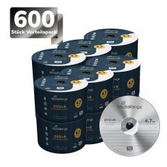 MediaRange DVD+R 4.7 GB 16x imprim�e 600 pi�ces