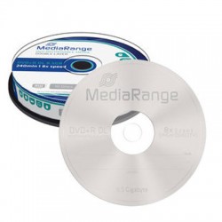 MediaRange DVD+R Double Layer 8.5 GB 8x imprim�e 10 pi�ces 