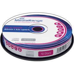 Mediarange MR214 CD-R broche de 10 â Fin de série Mediarange MR214 CD-R broche de 10 â Fin de série