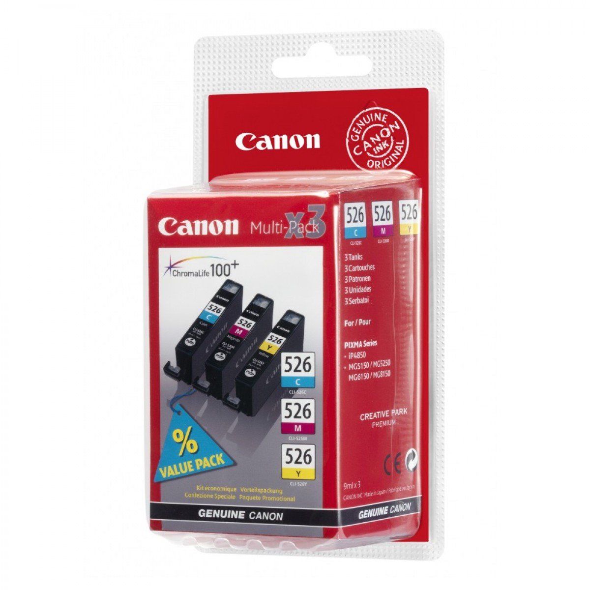 TIN Canon CLI-526 Multipack FR -->