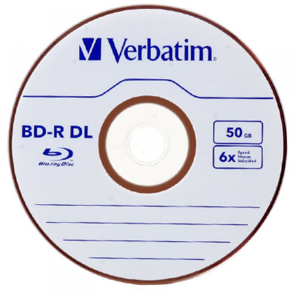 Verbatim Blu-Ray BD-R Dual Layer 50 GB imprimée - 6x - 10 pièces en ...