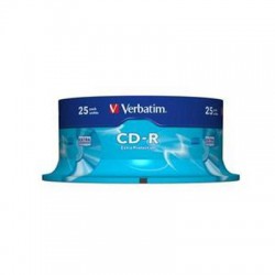 Verbatim CD-R 700 MB 52x Extra Protection imprimée 25 pièces Verbatim CD-R 700 MB 52x Extra Protection imprimée 25 pièces