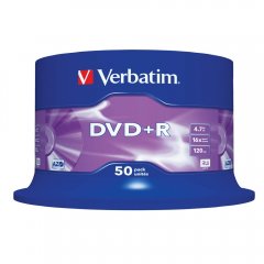 Verbatim DVD+R 4.7 GB 16x imprim�e 50 pi�ces