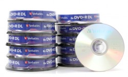 Verbatim DVD+R Double Layer 8.5 GB 8x imprim�e 100 pi�c
